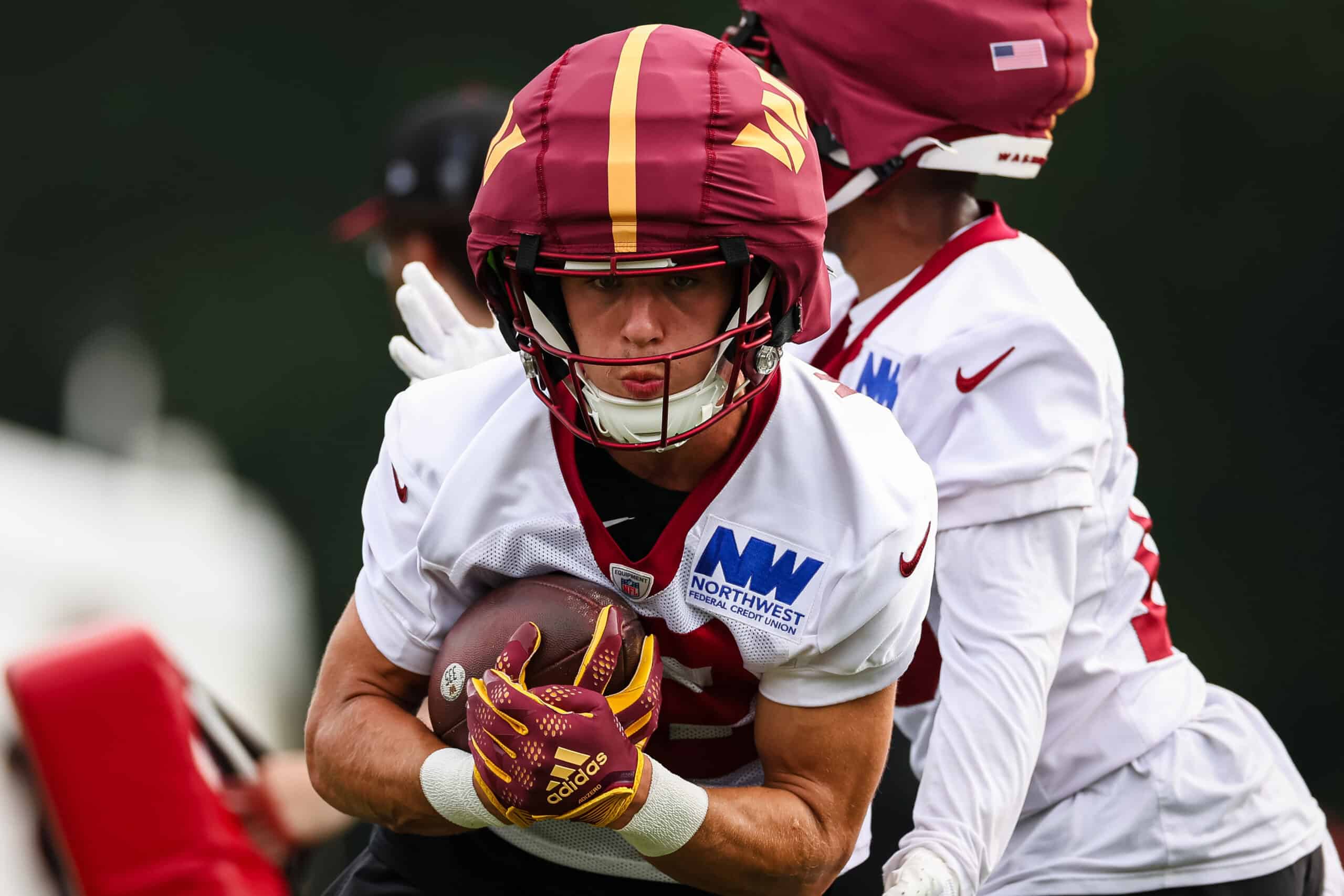 Luke McCaffrey Getting Snaps With First Team Offense